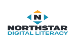Letter N set in a diamond  and then Northstar Digital Literacy